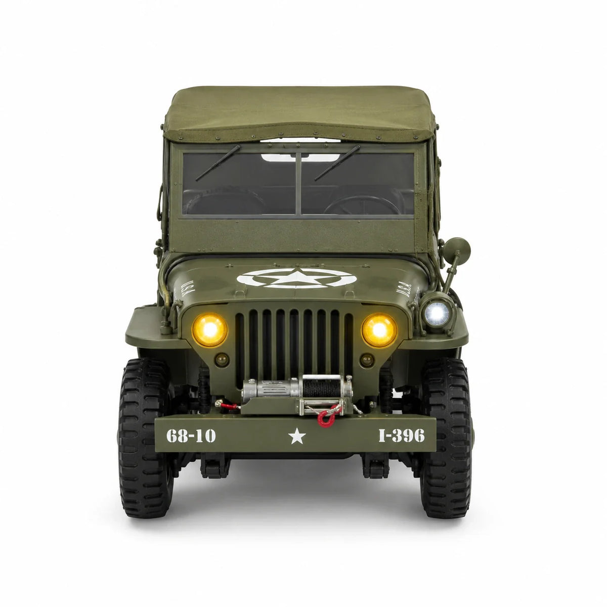 Original Willys Military RC Jeep with Canvas Cover & Winch
