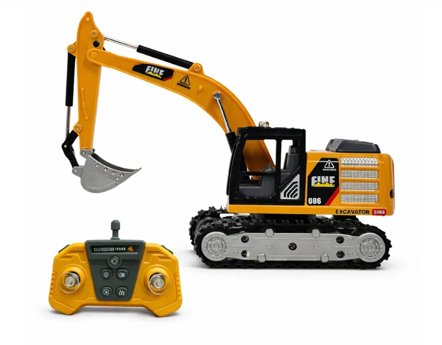 Mini RC Metal JCB 1:64