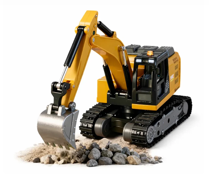 Mini RC Metal JCB 1:64