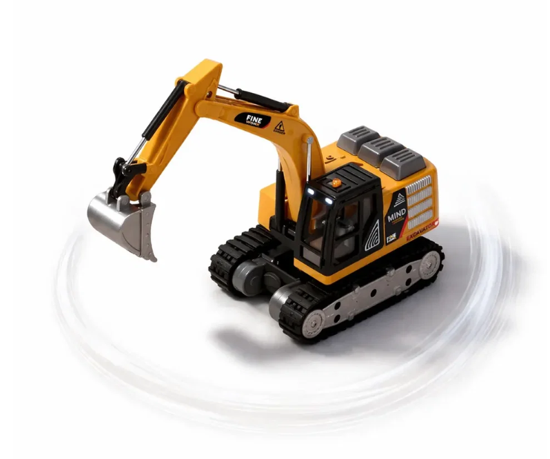 Mini RC Metal JCB 1:64