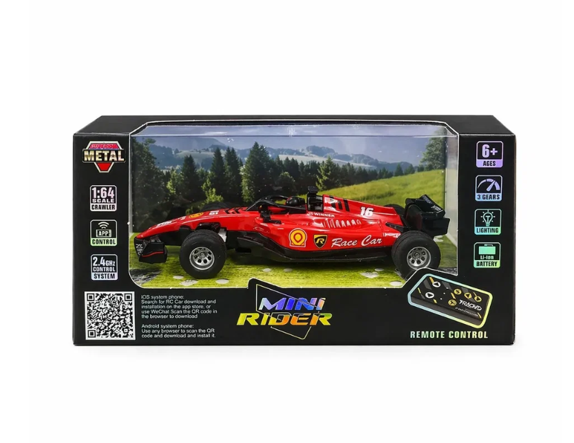 F1 Mini RC Car (1:64)