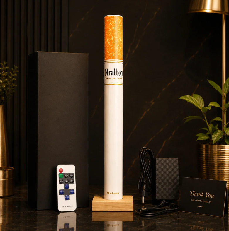 Cigarette LED Lamp with Wireless Remote (35 cm)