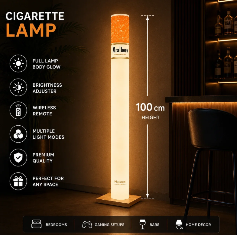 Cigarette LED Lamp with Wireless Remote (100 Cm)