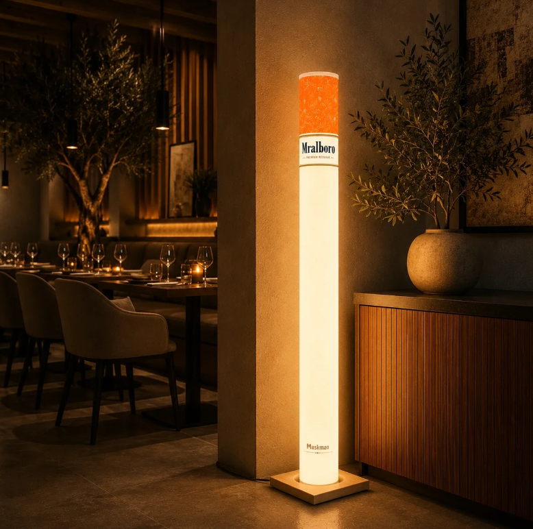 Cigarette LED Lamp with Wireless Remote (100 Cm)