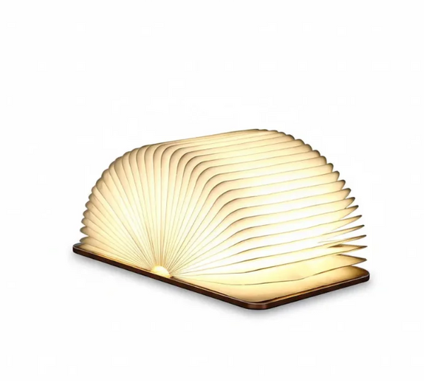Foldable Wooden Book Lamp