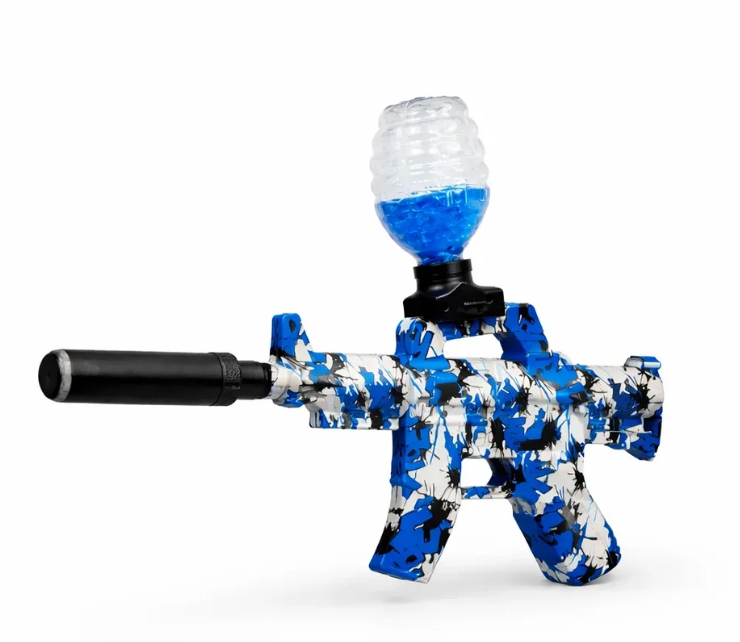 Electric Water Ball Gel Blaster Gun with Silencer & LED Light)