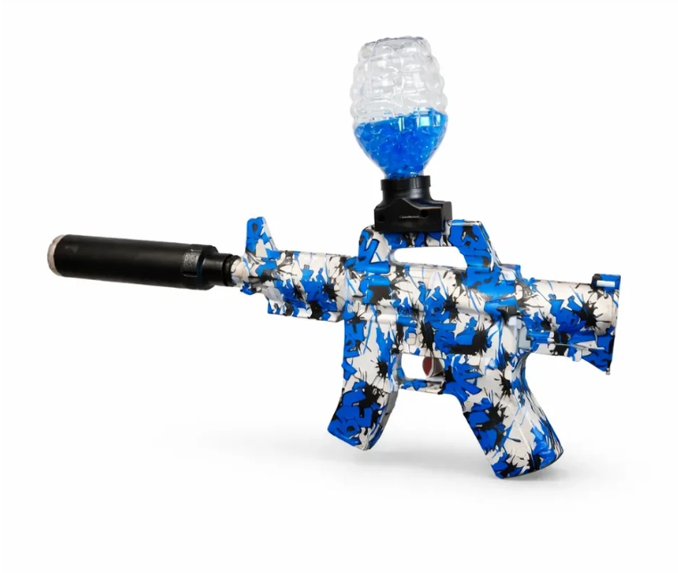 Electric Water Ball Gel Blaster Gun with Silencer & LED Light)